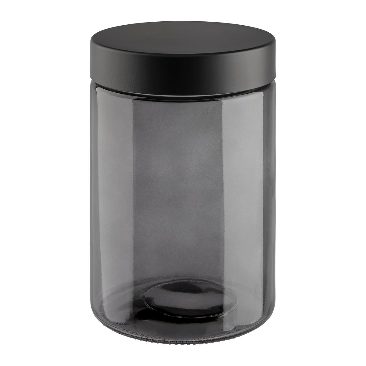 Posoda Za Shranjevanje Magnus Black - 1,2 L - siva/črna, Moderno, kovina/umetna masa (11/16,5cm) - Mömax
