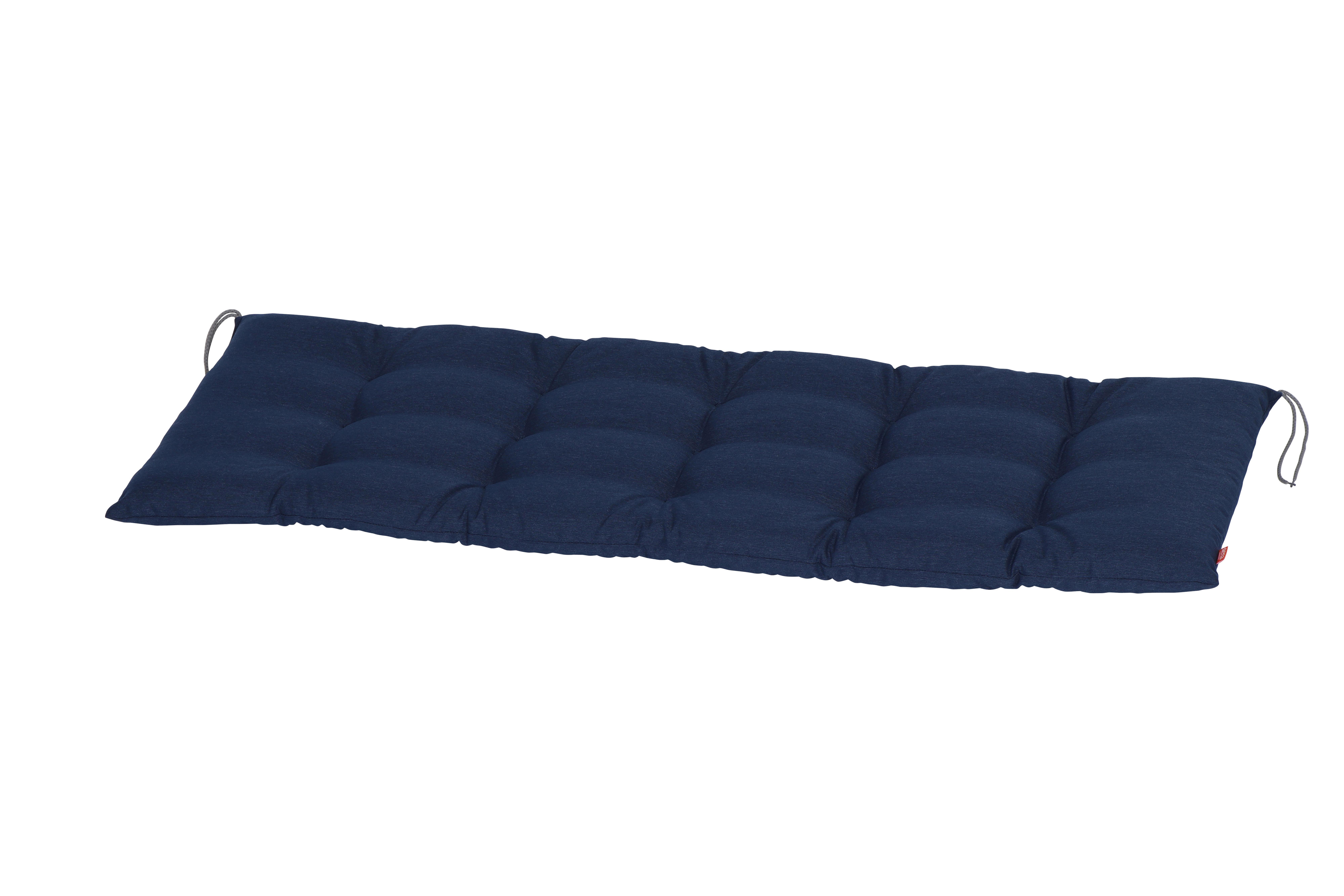 Siena Garden Bankauflage Blau - Blau, KONVENTIONELL, Textil (48/6/140cm) - Siena Garden