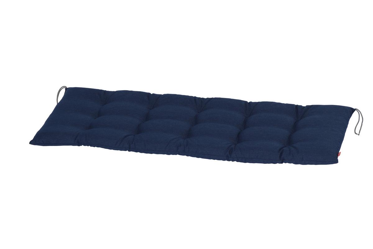 Siena Garden Bankauflage Blau - Blau, KONVENTIONELL, Textil (48/6/140cm) - Siena Garden
