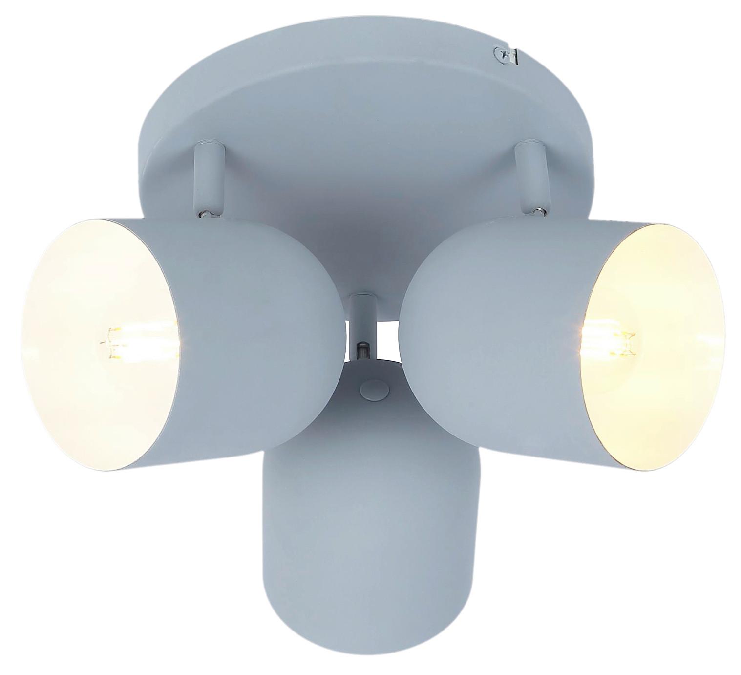 LAMPA REFLEKTOROWA 98-63236 - szary, Basics, metal (32/32/18cm)