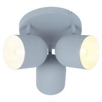 LAMPA REFLEKTOROWA 98-63236 - szary, Basics, metal (32/32/18cm)