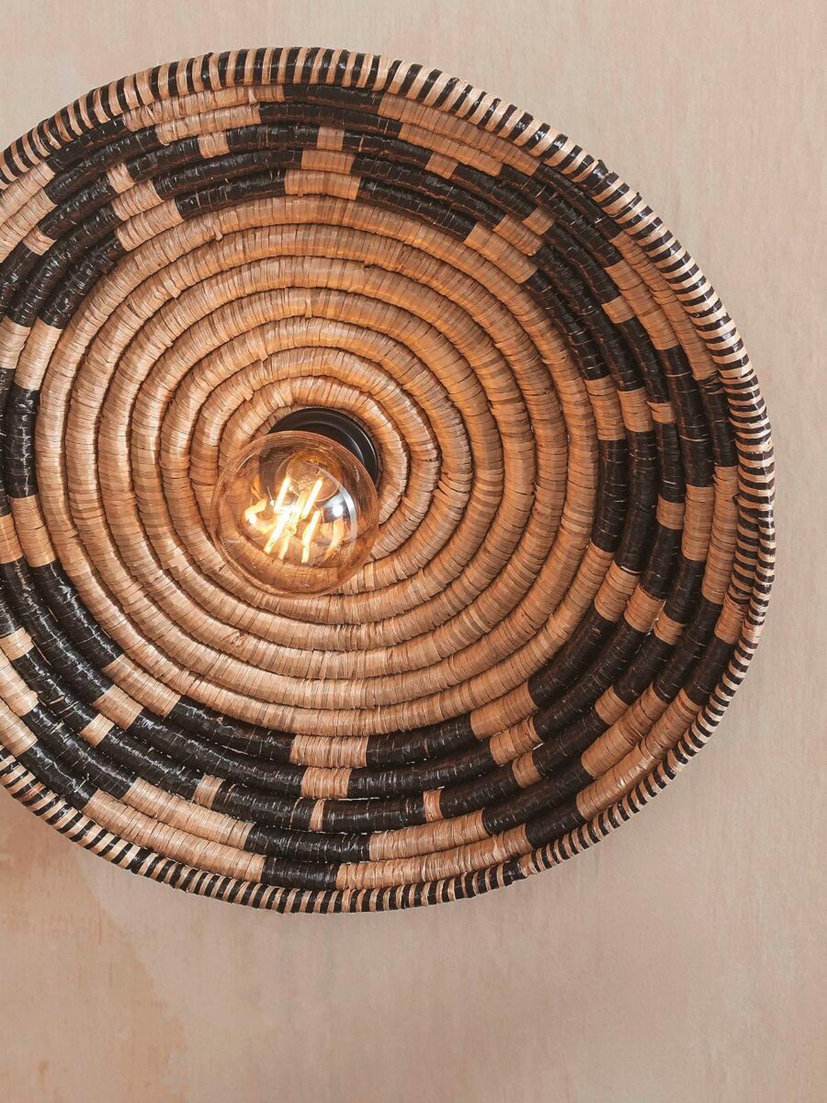 Stropna Svetilka Andros - večbarvno, Moderno, naravni materiali (45/8cm) - Good & Mojo