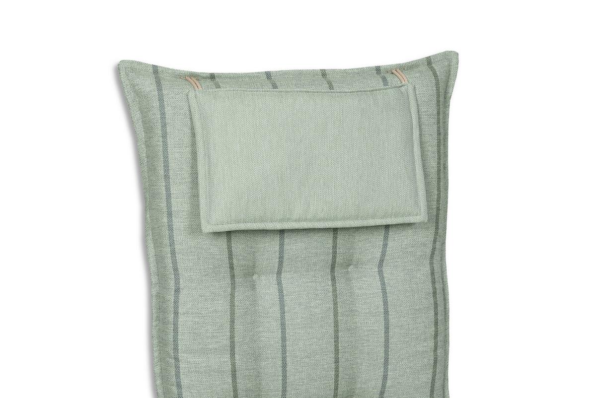 Sesselauflagenset 2-Teilig Hellgrün - Hellgrün, Basics, Textil (50/7/120cm)