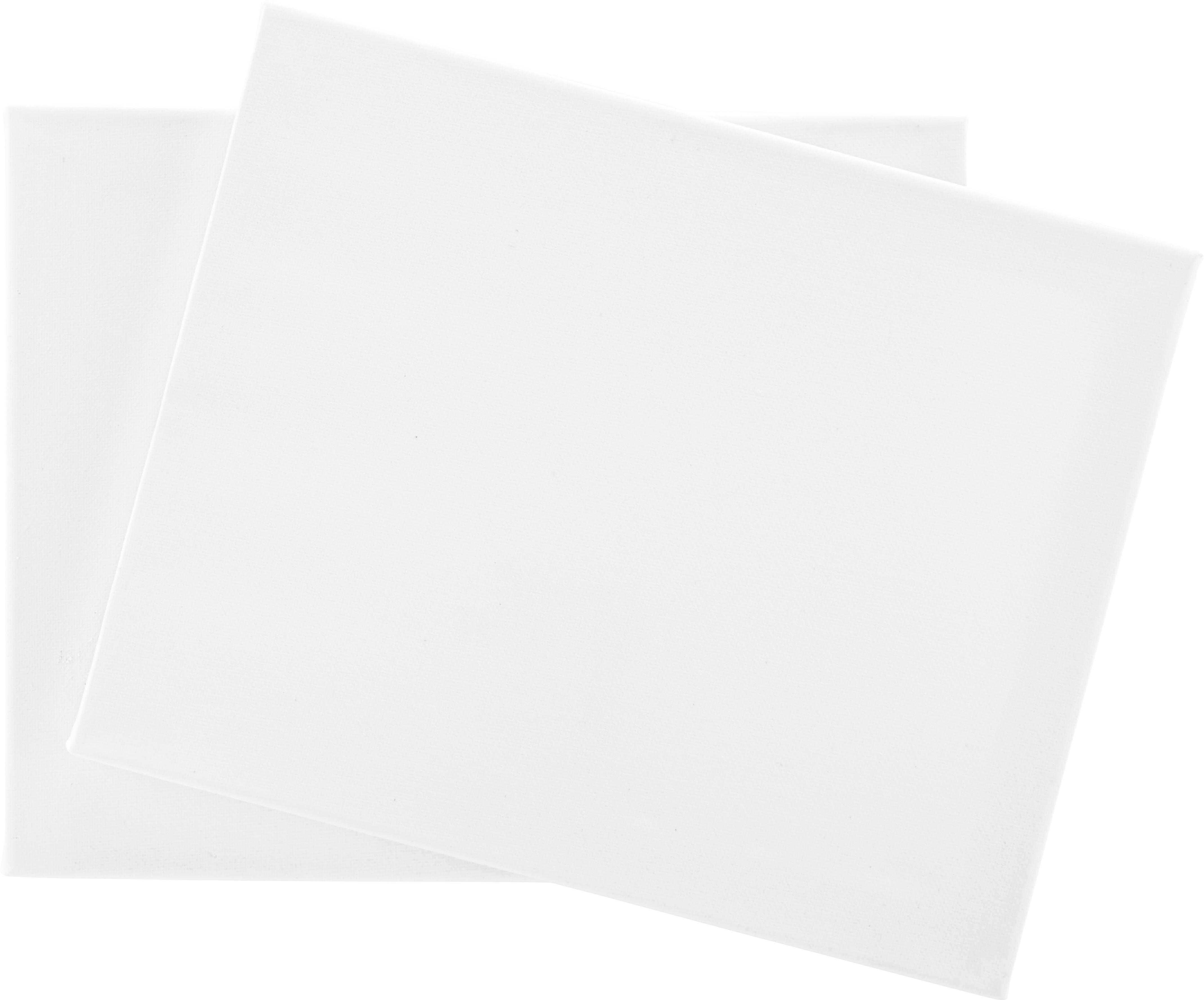 Keilrahmen Artist Canvas, 2er Set - Weiß, Holz/Textil (24/30cm) - Modern Living