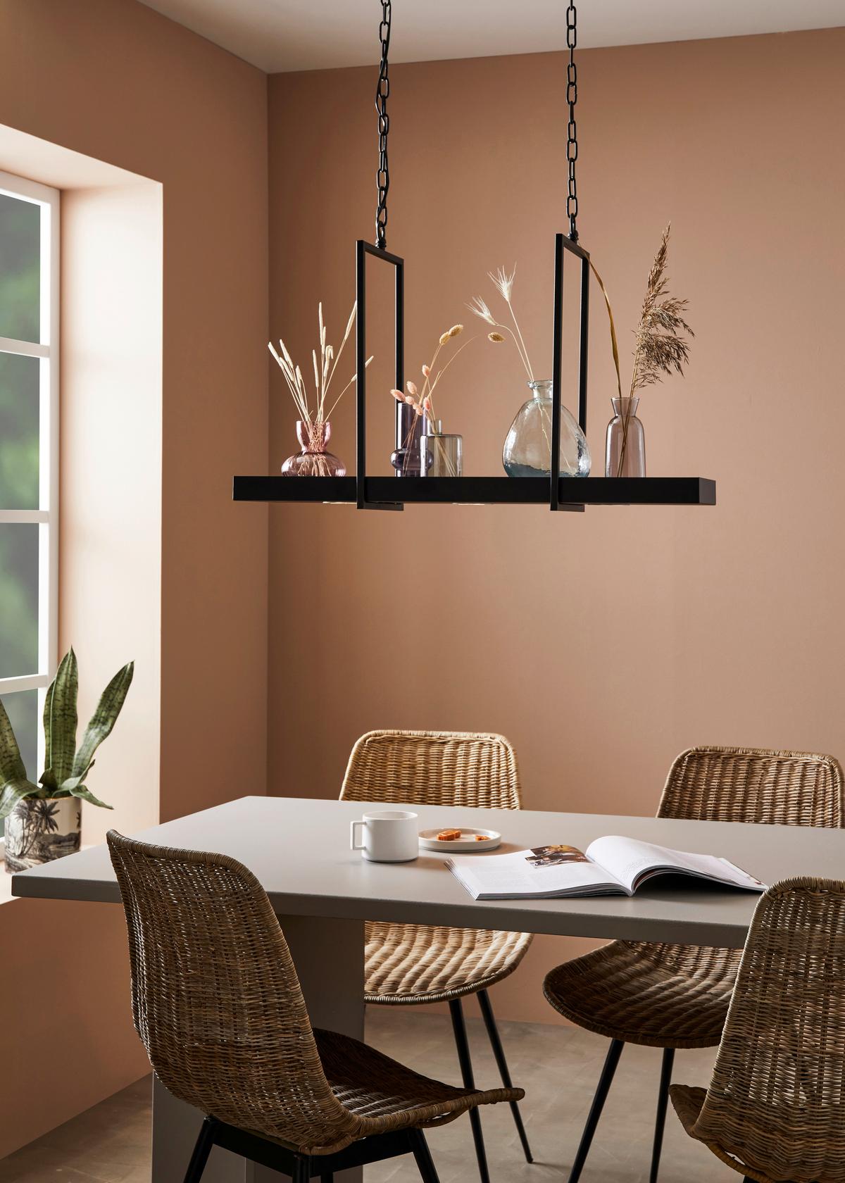 Pendelleuchte Tray max. 3 Watt - Schwarz, Basics, Metall (22,5/80/50cm) - Markslöjd