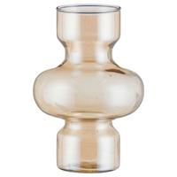 Dekovase Bloom Goldfarben - Goldfarben, Konventionell, Glas (15/22/15cm) - Modern Living