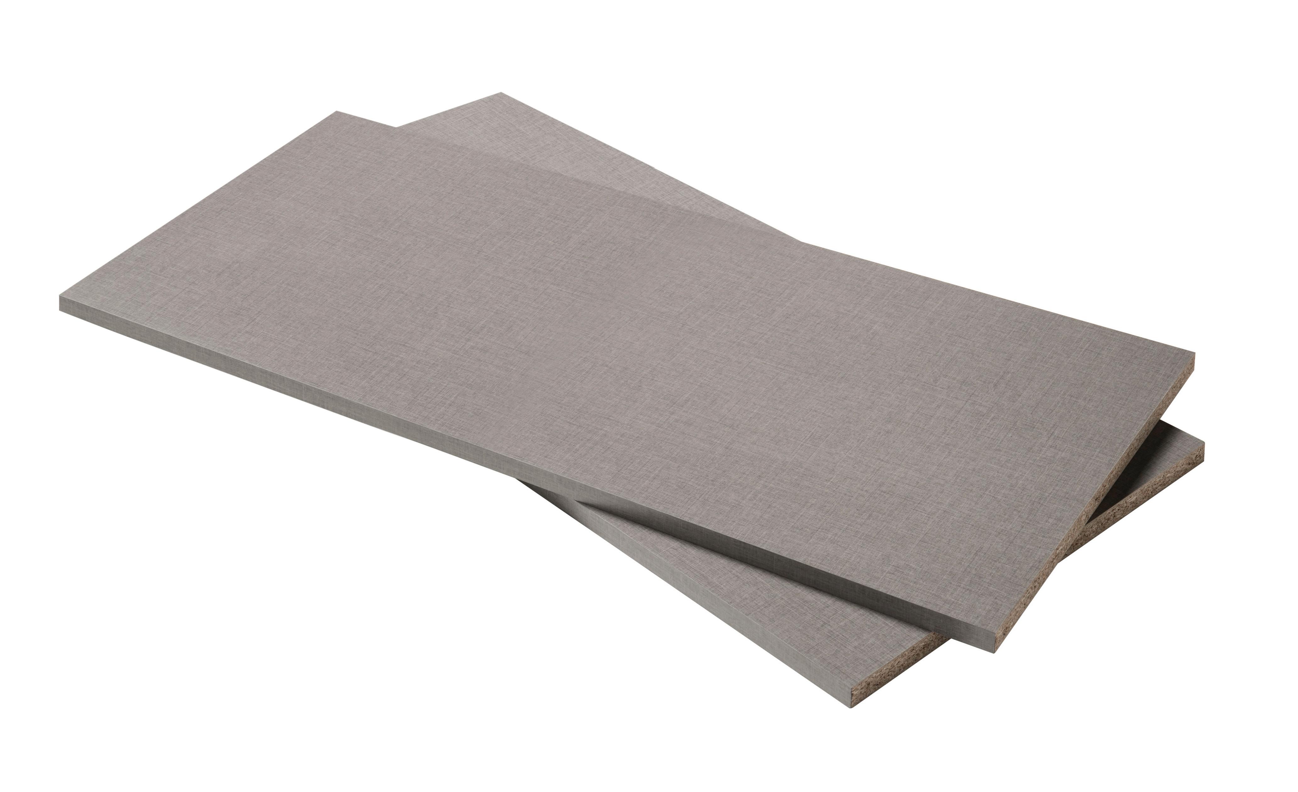 Set Rafturi Demontabile Universal - gri, material pe bază de lemn (105/2,2/51,5cm)