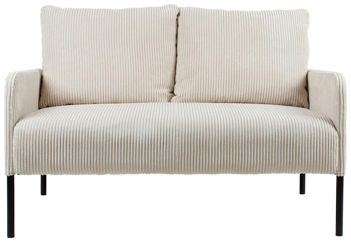 Zofa Cord - črna/bež, Moderno, kovina/tekstil (120/82/79cm) - Mömax