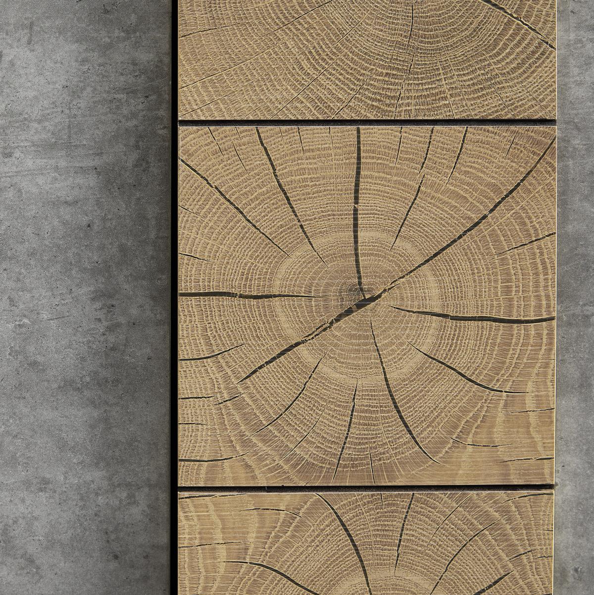 Moderna Komoda Casper, Barva Betona In Hrasta - siva/barve hrasta, Moderno, les (120/75/40cm) - Bessagi Home