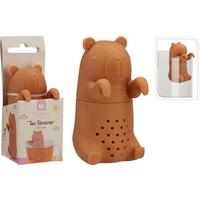 Teaszűrő Karibara - barna, műanyag (4,3/2,8/11,5cm)