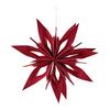 Dekohänger Kassio I Dunkelrot Ø ca. 30cm - Dunkelrot, KONVENTIONELL, Textil (30cm) - Mömax