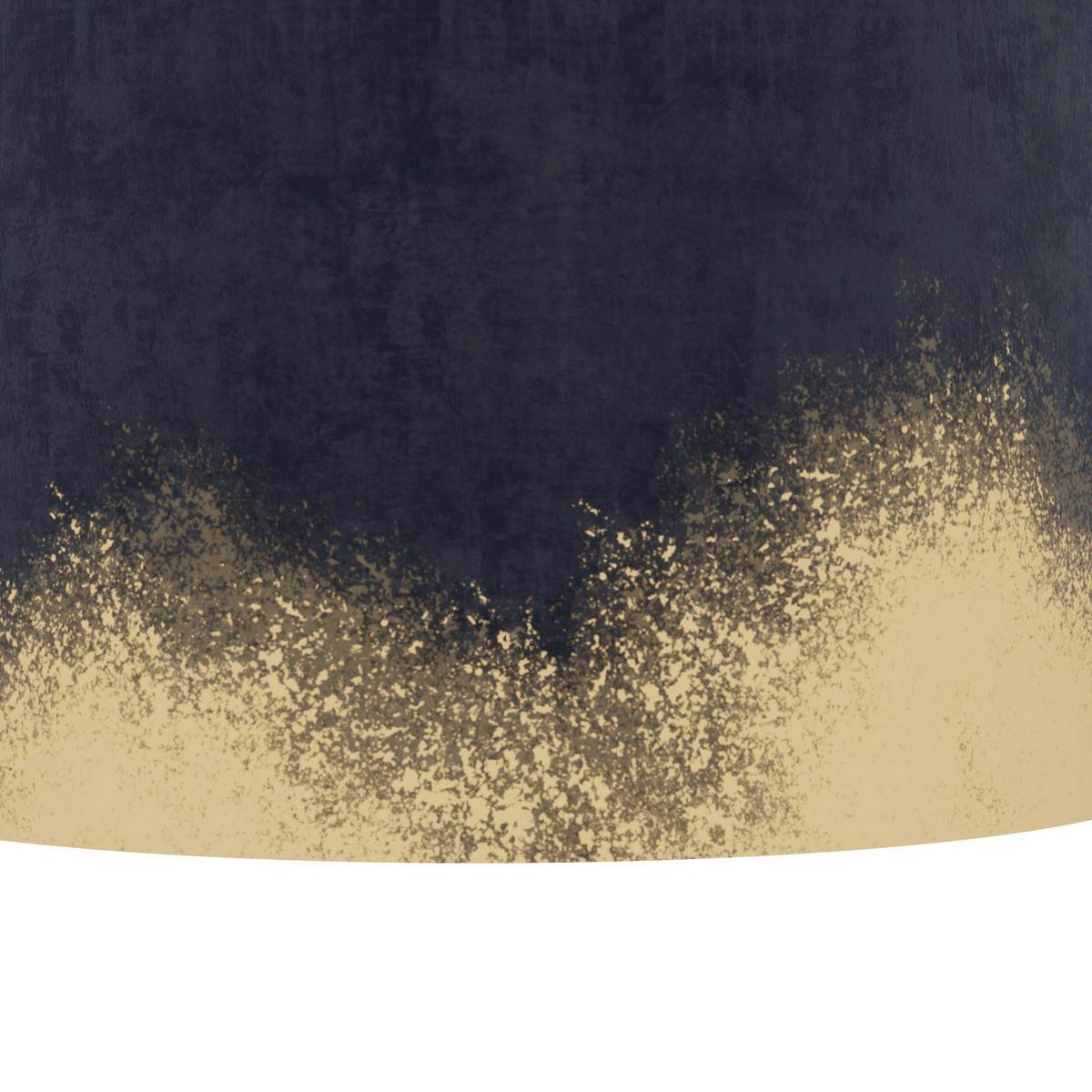 Hängeleuchte 39974_casuarita - Blau/Goldfarben, Basics, Textil/Metall (53/150cm) - Eglo