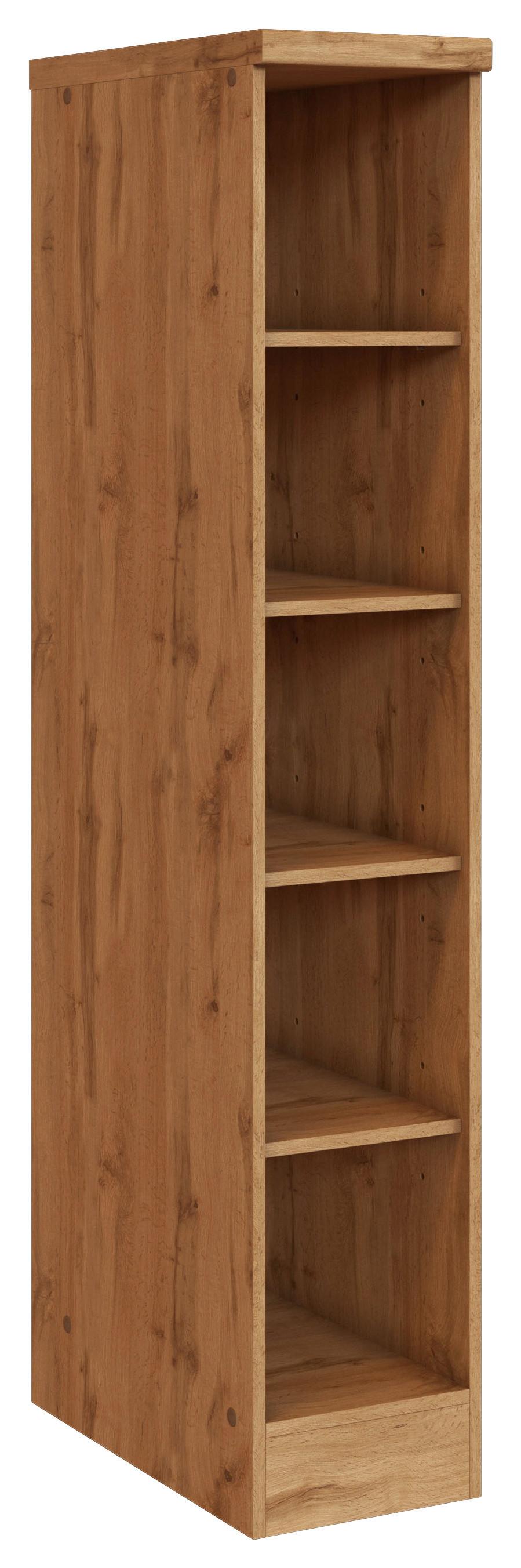 Regal Florenz ca. 30 cm Eiche Wotan Dekor - Eiche Wotan, Design, Holzwerkstoff (30/166/60cm) - Held