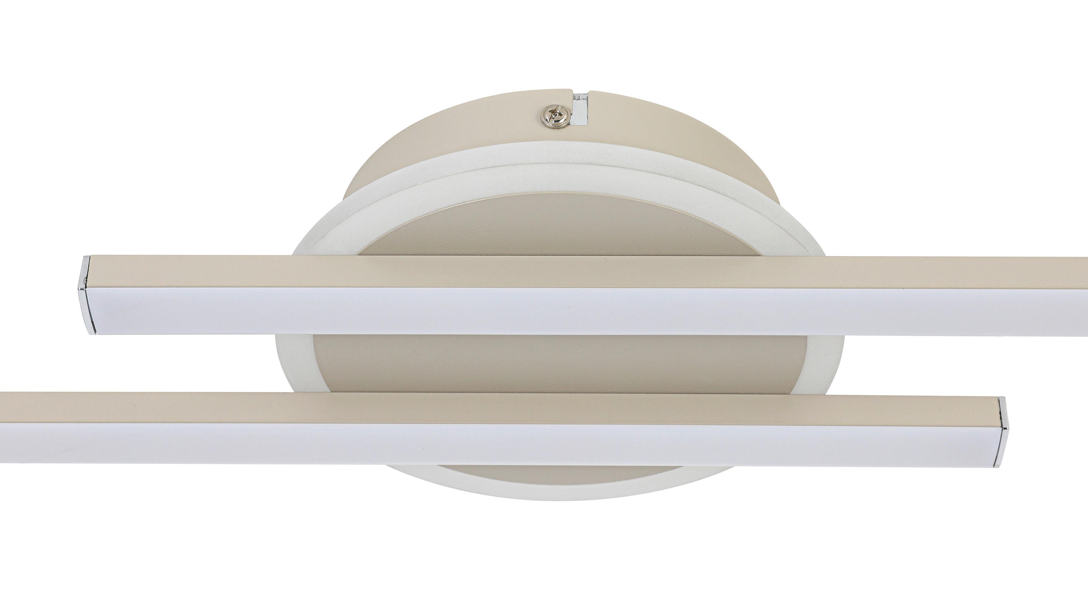 LED-TAKLAMPA OLGA - sandfärgad, Modern, metall/plast (58/15/5cm) - Mömax
