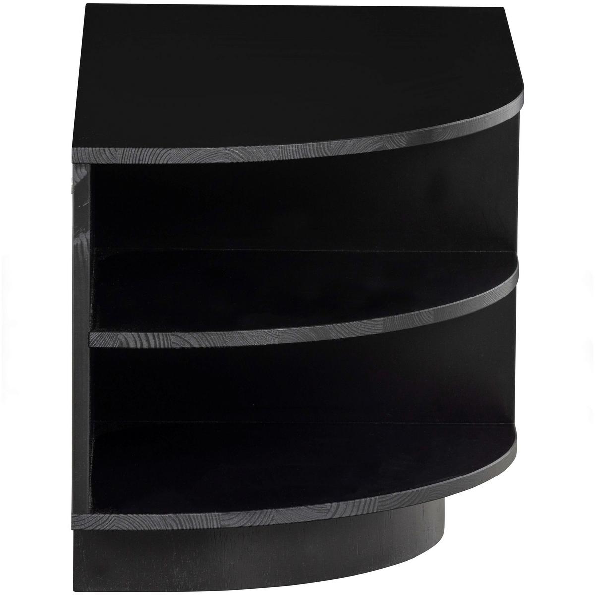 Lowboard Finca Schwarz - Schwarz, Design, Holz (78/40/40cm) - Livetastic