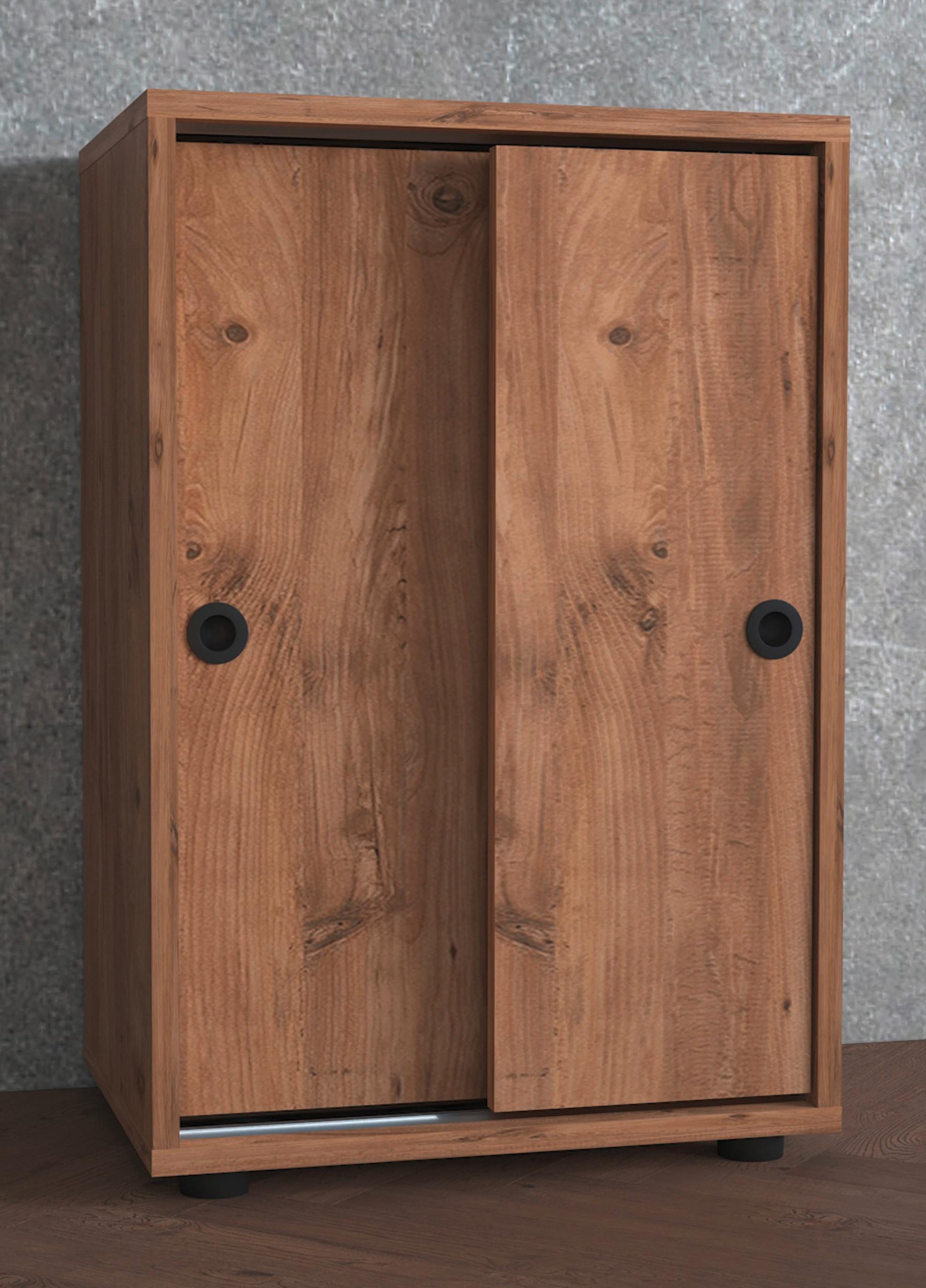 AKTENSCHRANK ULAS - Honigeiche, Design, Holzwerkstoff (49/74/38cm) - MID.YOU