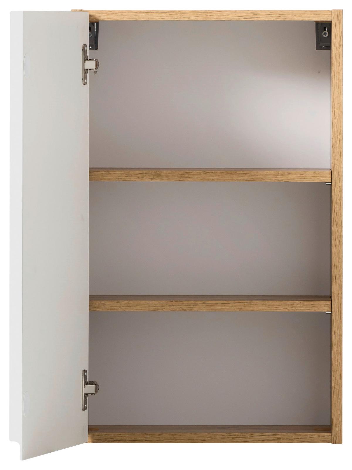 Hängeschrank Varese ca. 40x64 cm Weiß/Eiche - Eiche Wotan/Weiß, MODERN, Holzwerkstoff (40/64/20cm) - Held