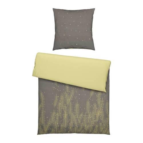 Ágyneműhuzat-garnitúra Aaliyah - sárga/szürke, Modern, textil (140/200cm) - Bessagi Home