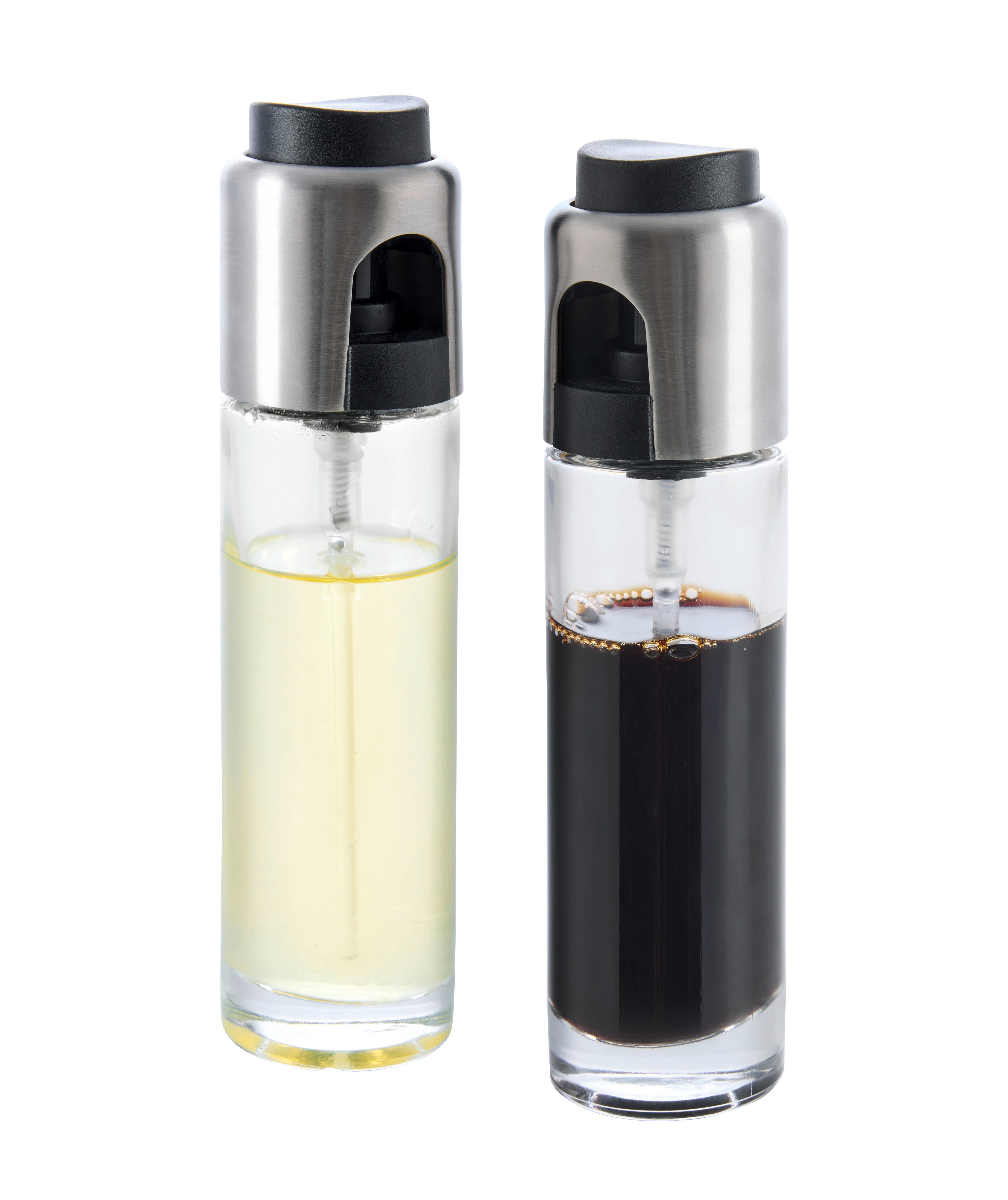 OLJESPRAYFLASKA IVANA - 2 PCS - transparent, Klassisk, glas - Mömax