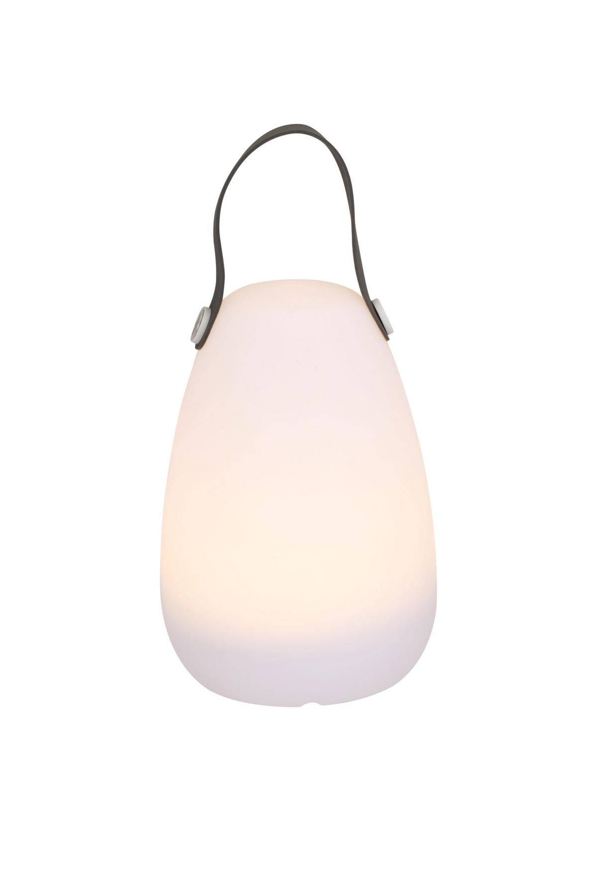 LAMPA SOLARNA GLENDALE - biały, Basics, tworzywo sztuczne (14/20cm) - Ambia Garden