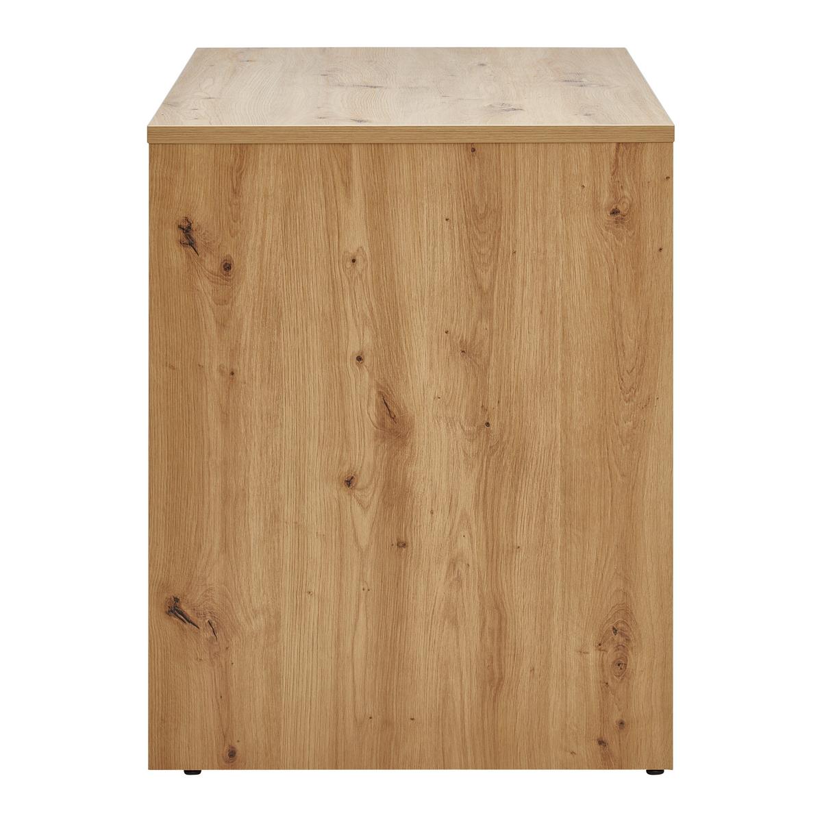 Schreibtisch Casa Mia Kaschmirfarben - Kaschmir/Anthrazit, KONVENTIONELL, Holzwerkstoff/Metall (110/60/76cm) - Mömax