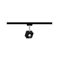LED-Deckenleuchte Urail Spot Cube max. 8 Watt - Chromfarben/Schwarz, Design, Kunststoff/Metall (4,7/7,7/16,5cm) - Paulmann