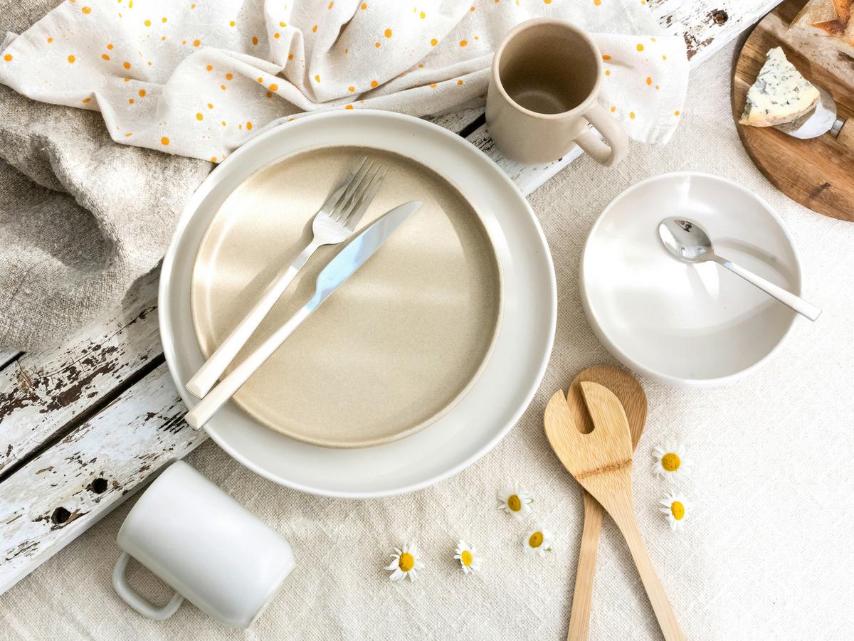 Kombinirani Servis Uno Toscana, 16-Delni - krem barve/bež, Basics, keramika - Creatable