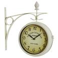 Ura Bahnhof Uhr - krem, Romantika, kovina (8,5/34/33cm) Ura Bahnhof Uhr - krem, Romantika, kovina (8,5/34/33cm)