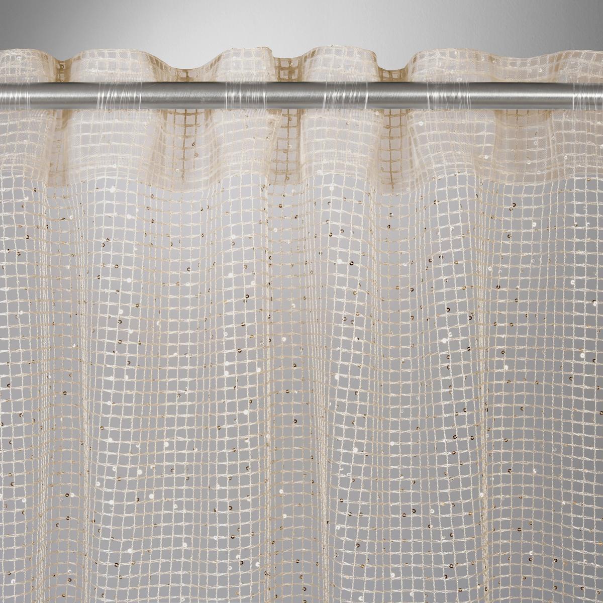 Fertigvorhang Sparkle Champagner/Beige ca. 140x245cm - Champagner/Beige, Textil (140/245cm) - Mömax
