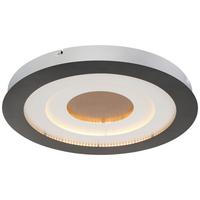 Led Plafonjera Sprimo - bela/zlatna, Moderno, metal/plastika (46/4,5cm) - Modern Living