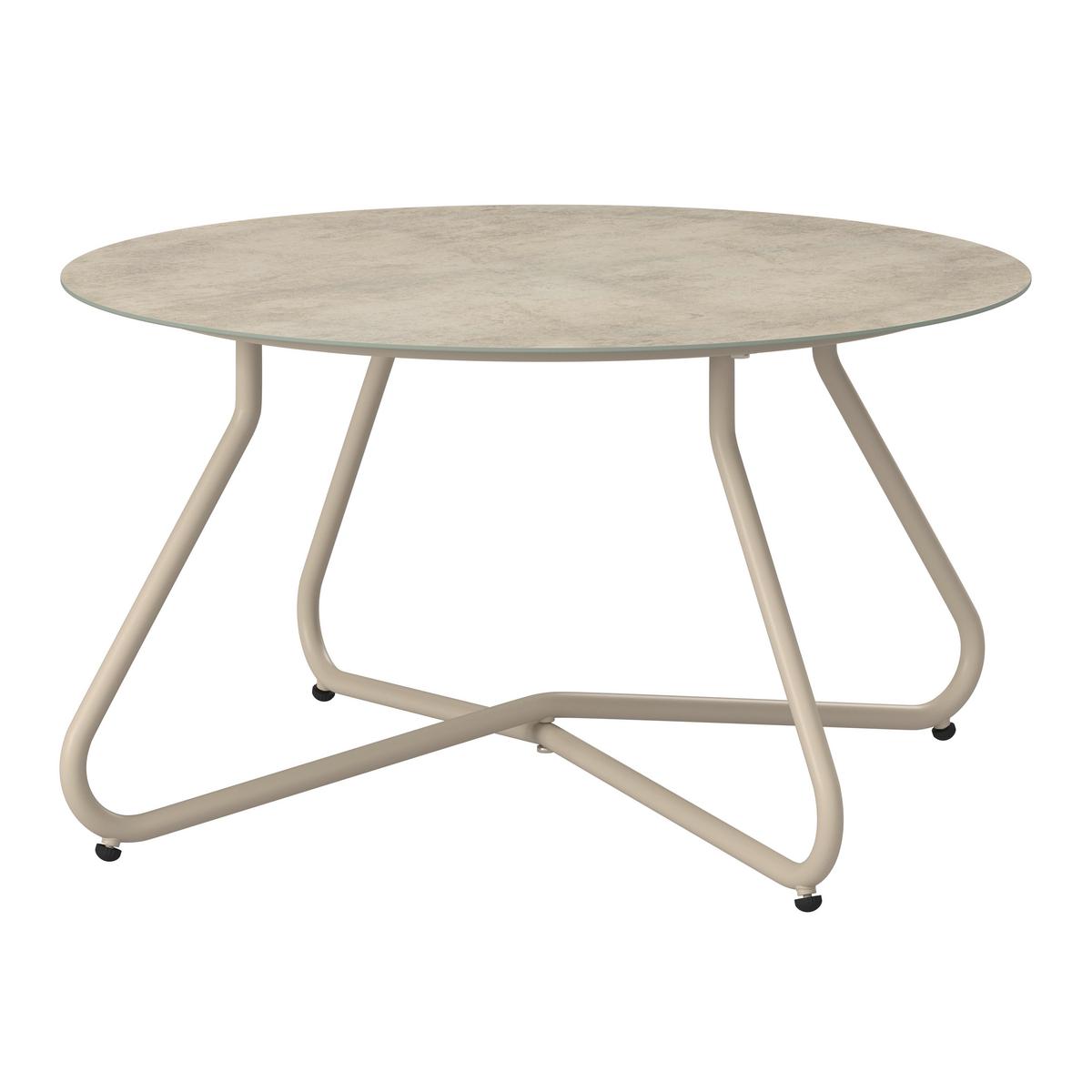 Vrtni Set Samba, Bež, 4-Delno - bež, Moderno, kovina/steklo (131/85,5/89cm) - Mömax