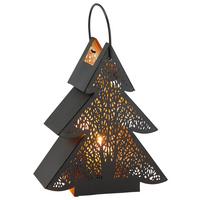 Mécsestartó Genoi - fekete, Basics, fém (18/21/8cm) - Modern Living