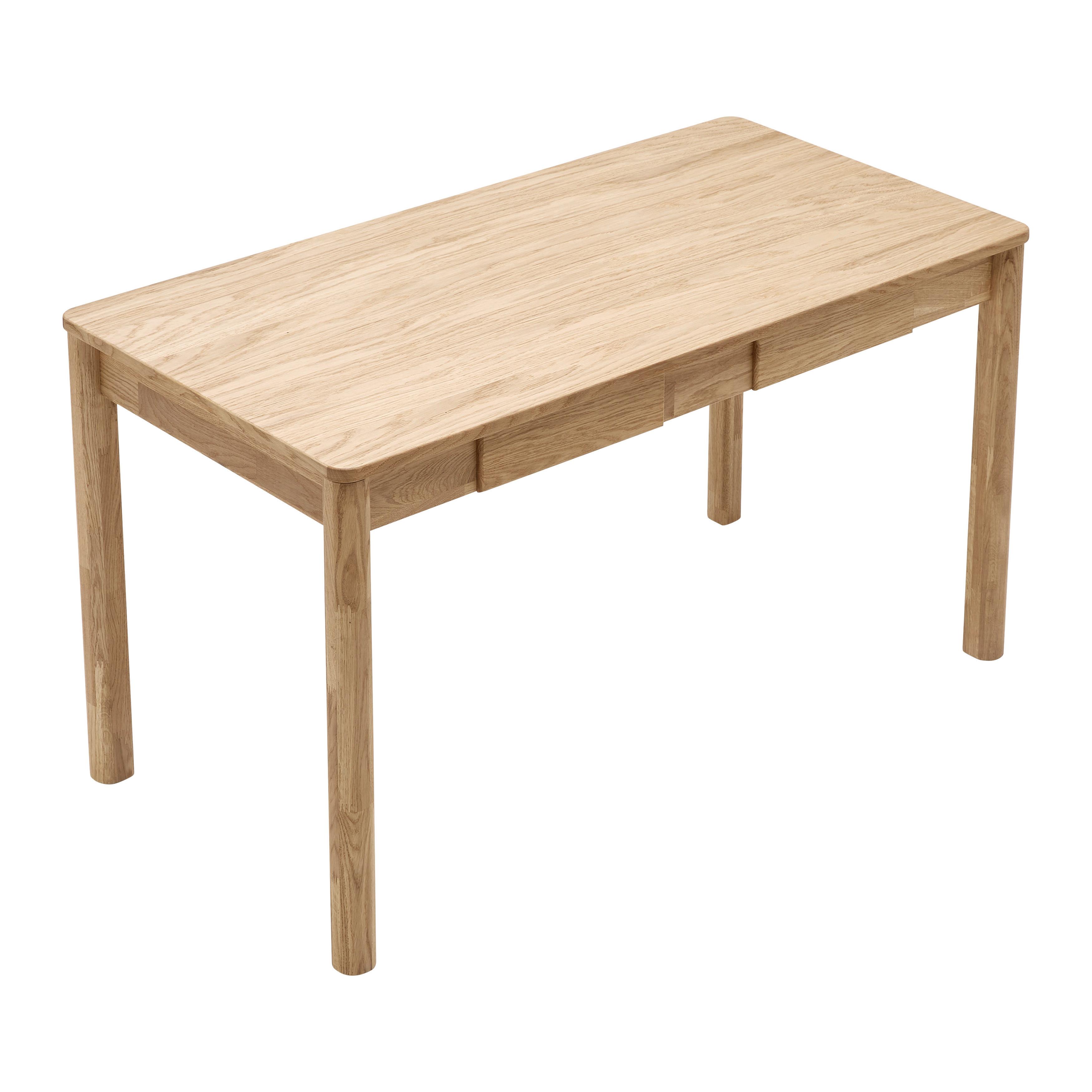 SKRIVBORD LUND - ekfärgad, Modern, trä (120/60/76cm) - Mömax