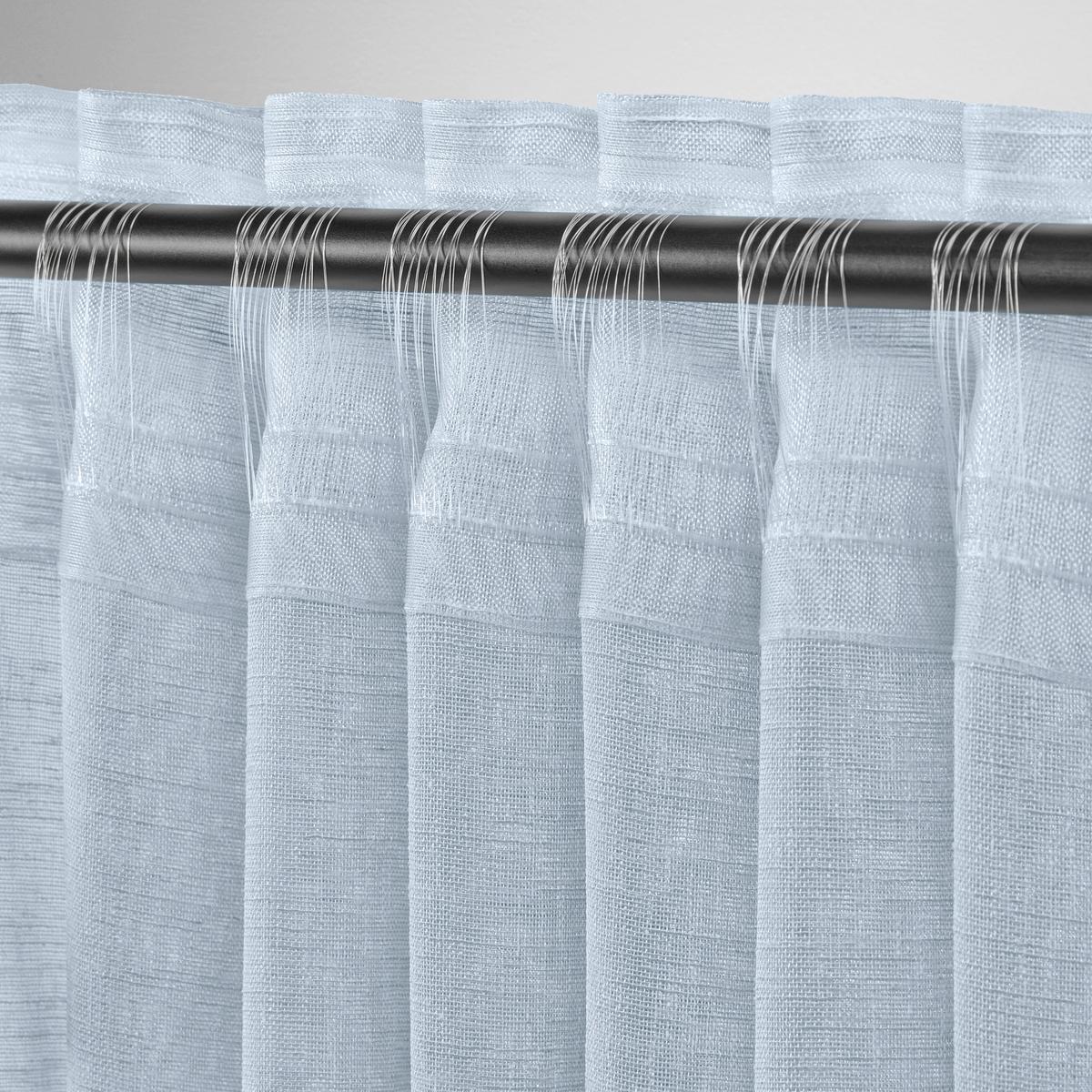 Fertigvorhang Sigrid Blau ca. 140x245cm - Blau, ROMANTIK / LANDHAUS, Textil (140/245cm) - Premium Living