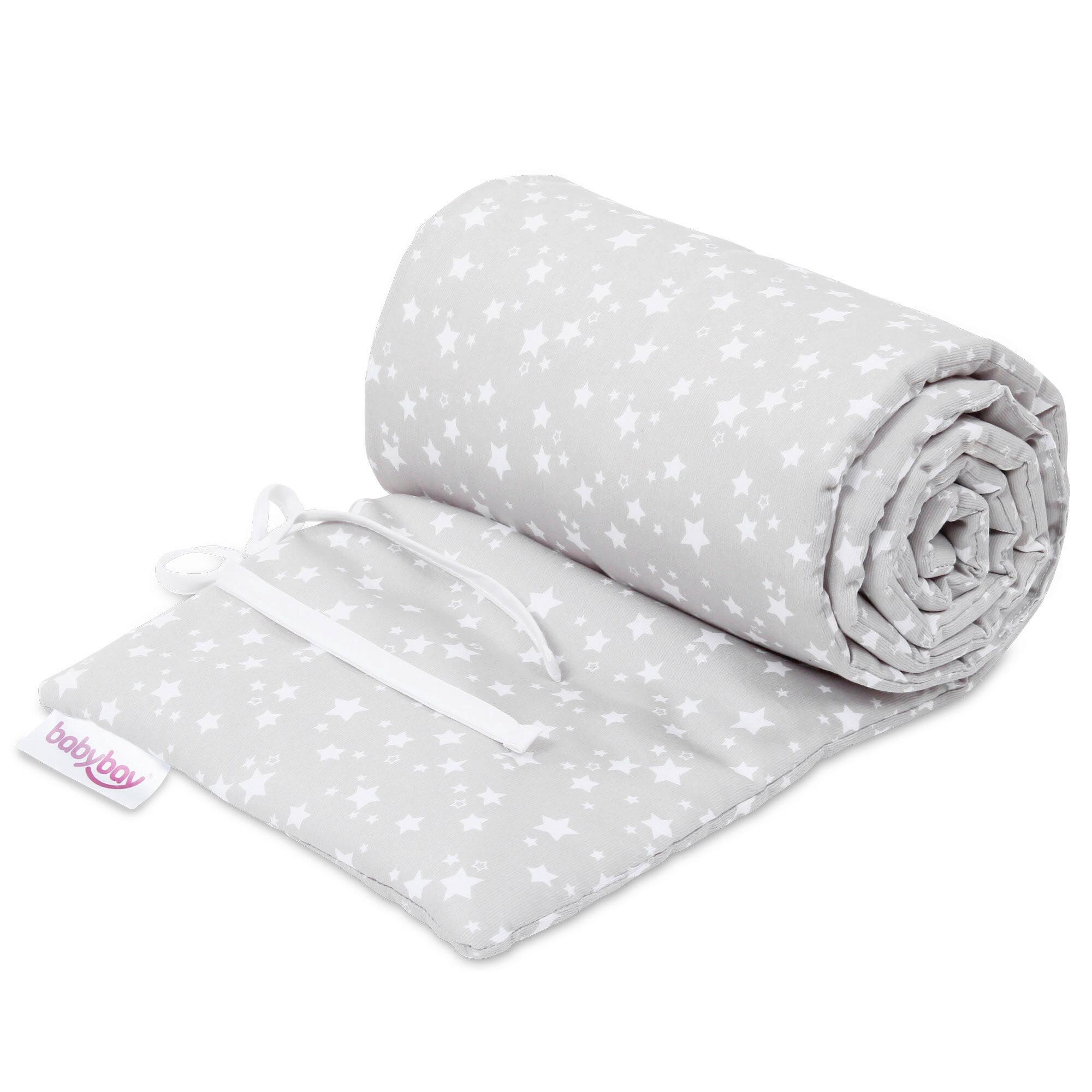 GNIAZDKO NESTCHEN PIQUÉ - jasnoszary, Basics, tkanina (24/200cm) - Babybay