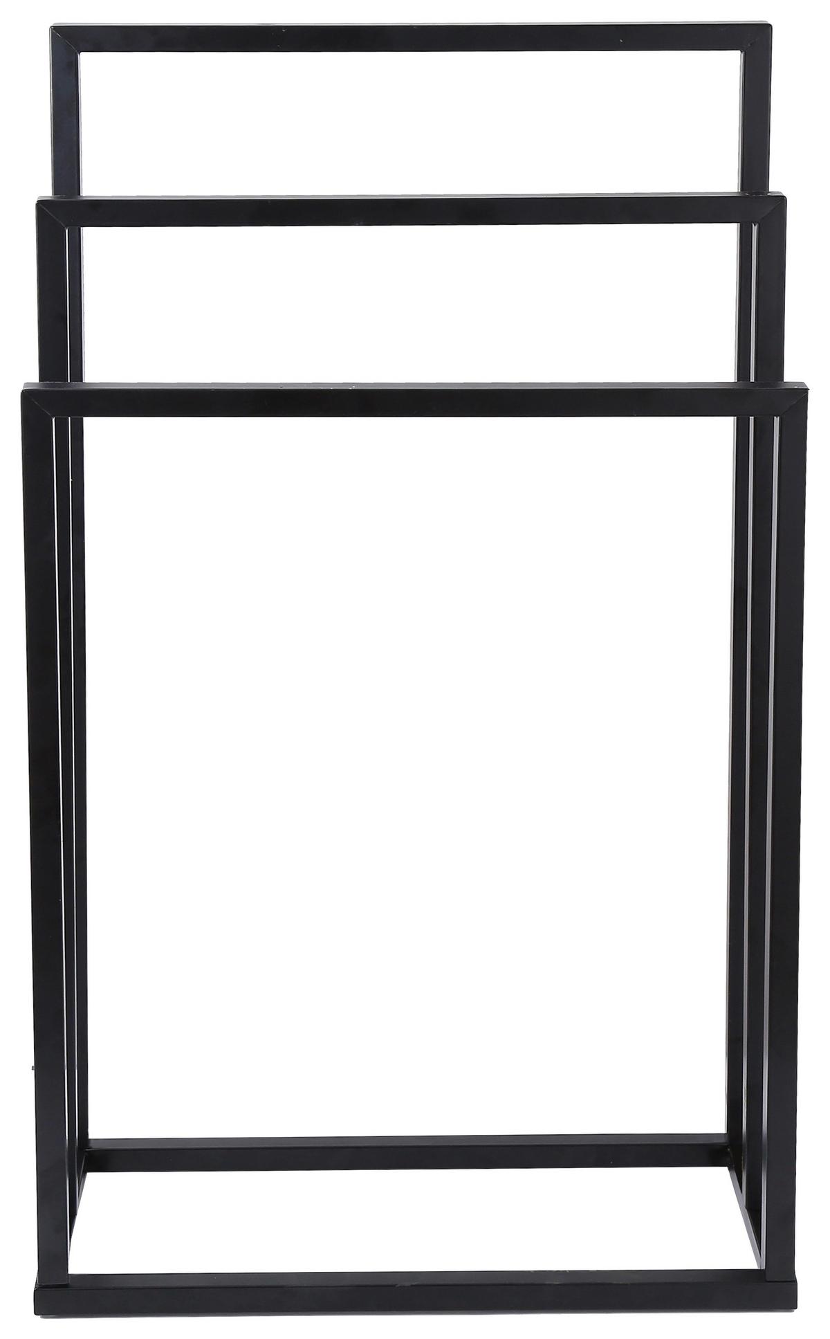 Držalo Za Brisače Marino, Črna - črna, Konvencionalno, kovina (45/85/21cm) - Mömax