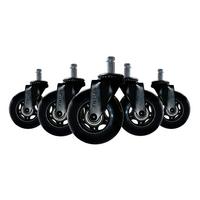 DREHSTUHLROLLE DREHSTUHLROLLE SCHWARZ - Schwarz, Design, Kunststoff (7,5/12/3,3cm) - Livetastic