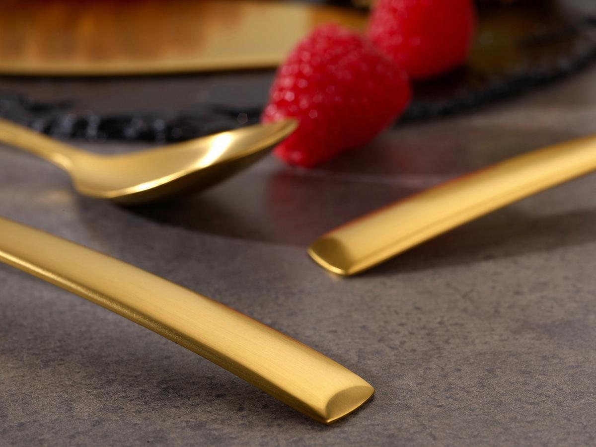 Besteckset Avelino Goldfarben 42-teilig - Goldfarben, Trend, Metall - Echtwerk