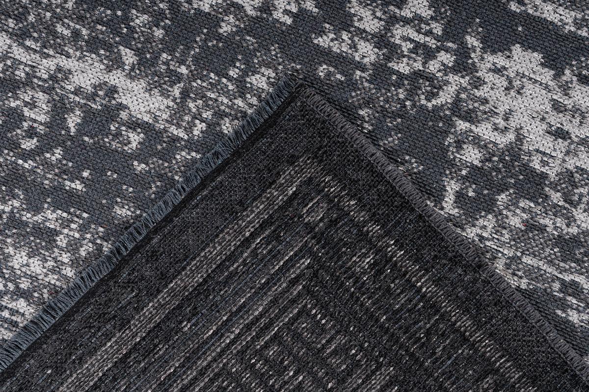 Flachwebeteppich Kalevi 300 - Grau, Konventionell, Textil (80/150cm) - Kayoom