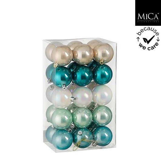 Set Kroglic Za Božično Jeklo Holly- 30 Delni Set - Moderno (6cm) - Mömax