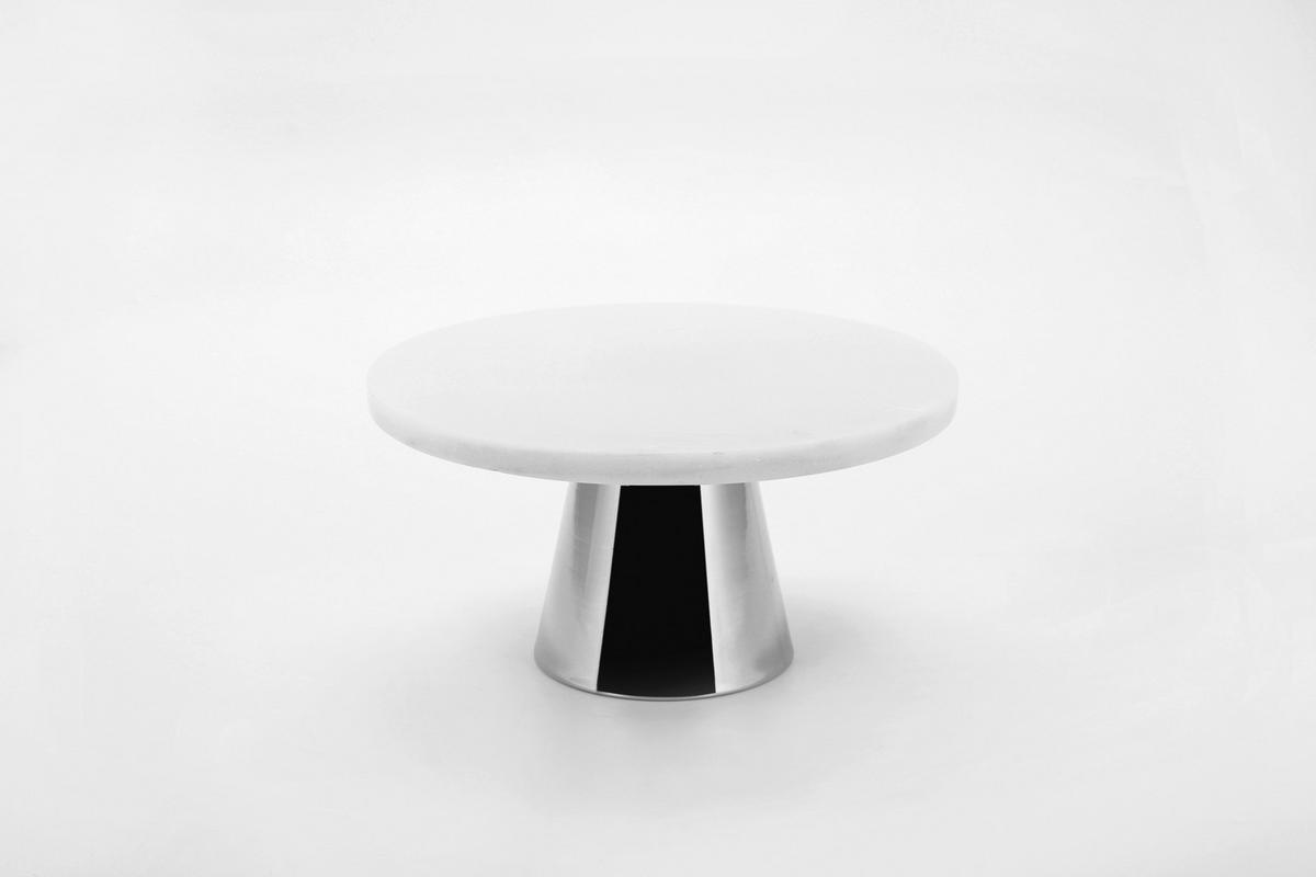 Tortatartó Állvány Ew-Tp-2201 - ezüstszínű, Basics, kő/fém (22cm) - Echtwerk