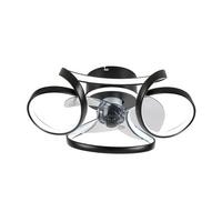 LED-Deckenleuchte Kiz max. 40+15 Watt - Transparent, MODERN, Kunststoff/Metall (45/19cm) - Modern Living