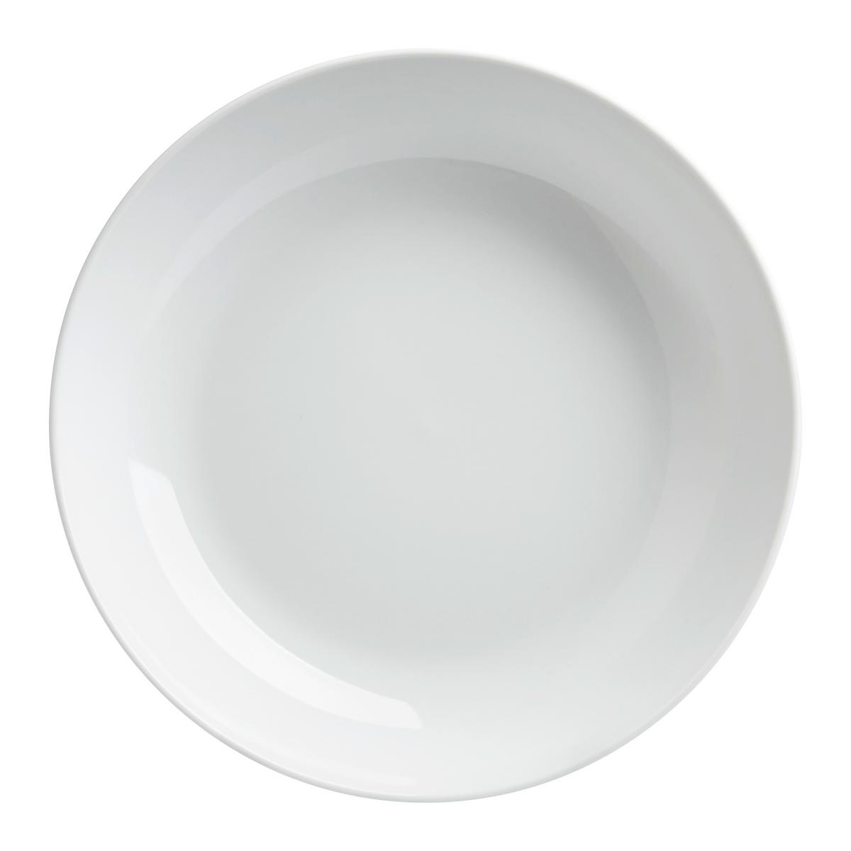 Globoki Krožnik Katarina - bela, Konvencionalno, keramika (20,5cm) - Based