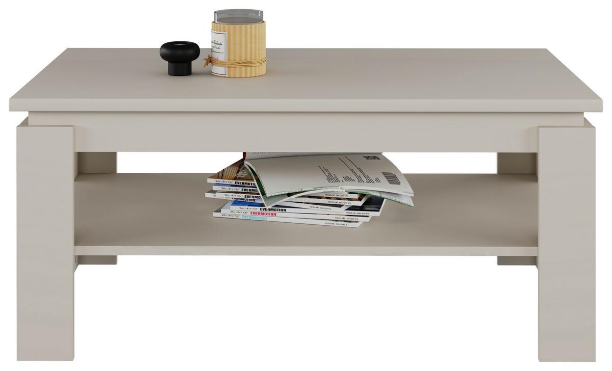 Klubska Miza Nizza 2 - kašmir, Moderno, leseni material (100/45/60cm)