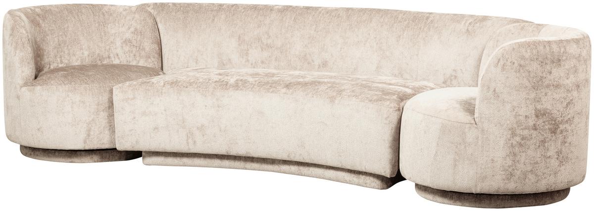 Bigsofa Popular Naturfarben B: 290 cm - Naturfarben, Design, Textil (290/72/97cm) - Livetastic