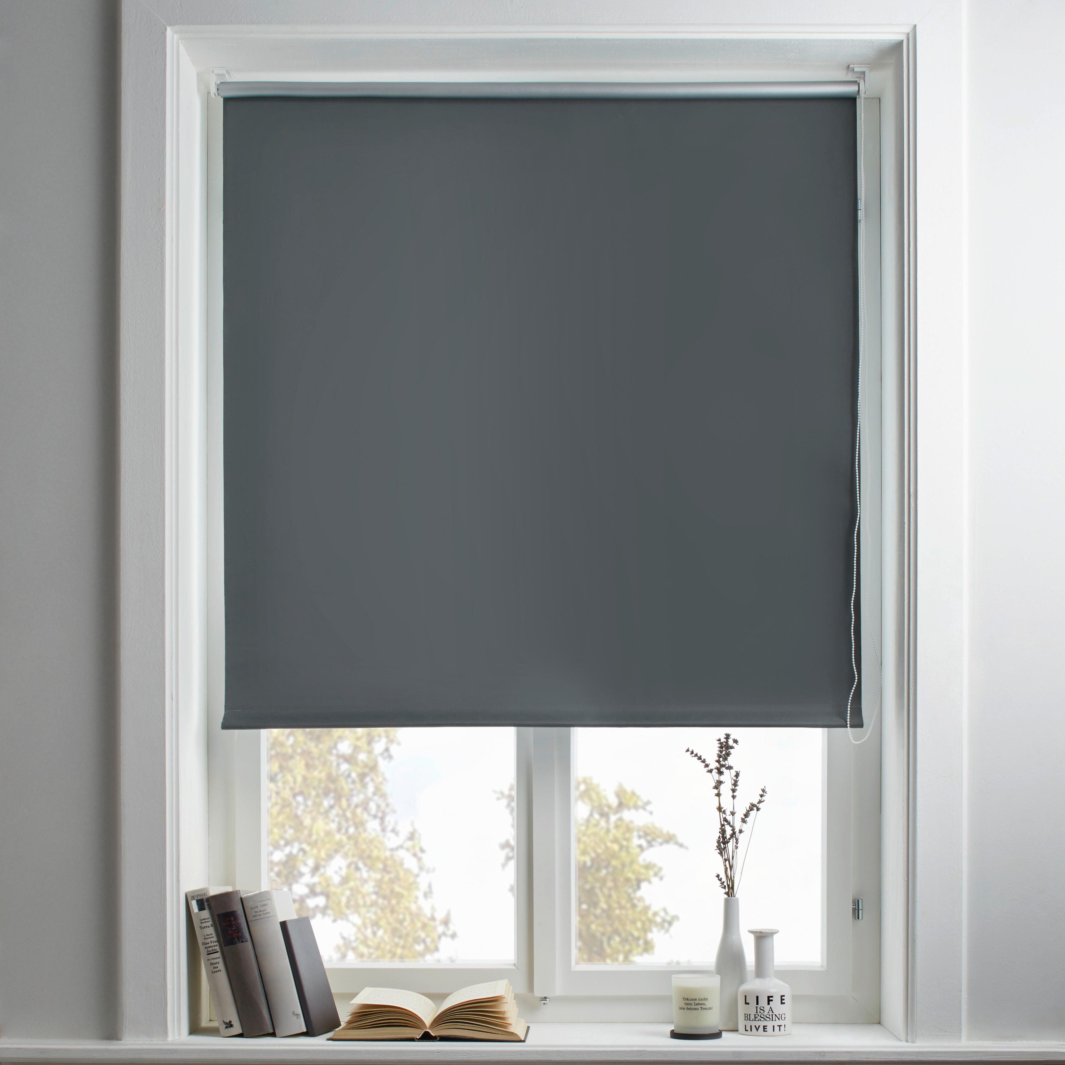Jaluzea de agățat Thermo - ardeziu, textil (120/150cm) - Premium Living