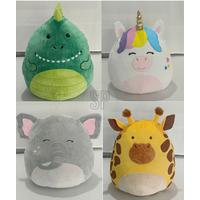 Plüssállat Cute Animals - sárga/fehér, textil (45cm)