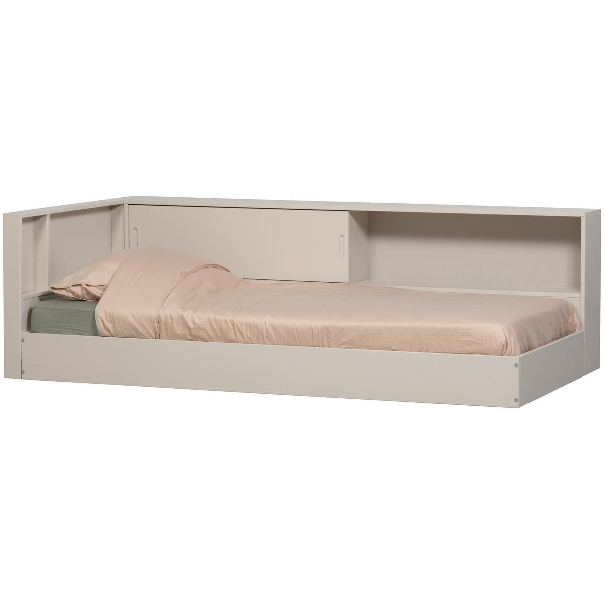 Bodenbett Carter Grau ca. 90x200 cm - Grau, Basics, Holz (90/200cm) - MID.YOU