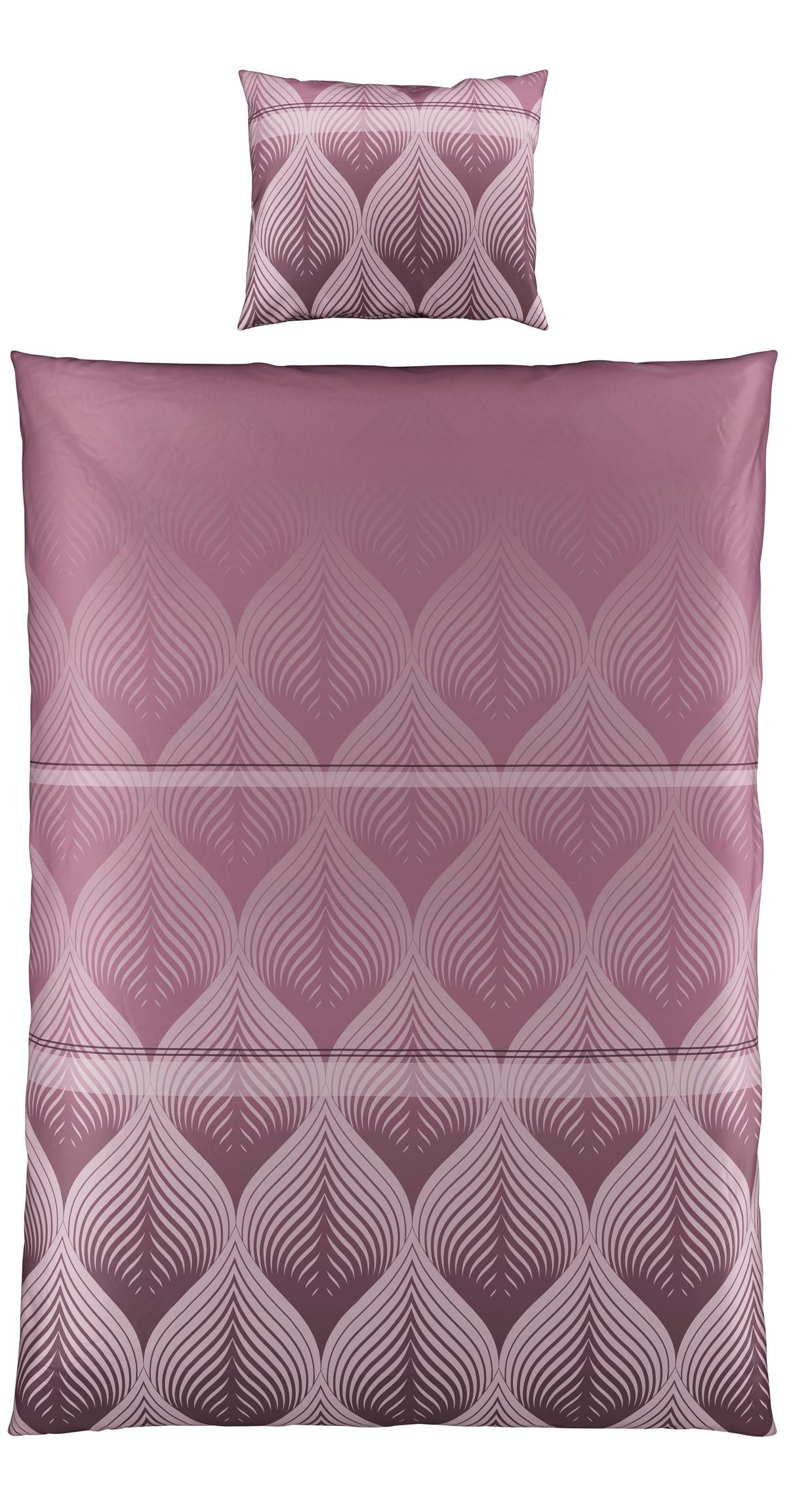 BETTWÄSCHESET DOMPS - Mauve, Modern, Textil (160/210cm) - Modern Living
