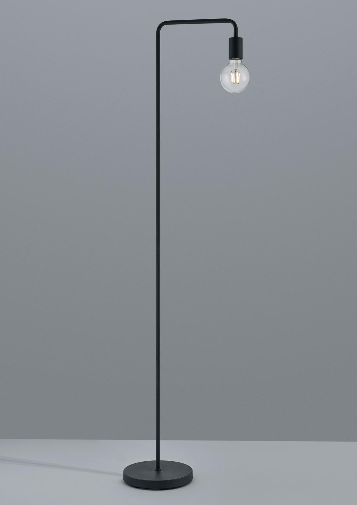 Stehleuchte Diallo in Schwarz max. 42 Watt - Schwarz, Basics, Metall (23/149cm) - Trio Leuchten